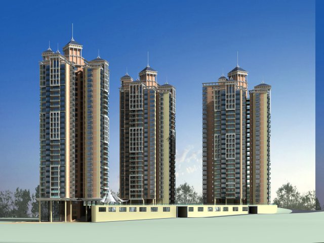architecture 168 3D Model .c4d .max .obj .3ds .fbx .stl .blend 