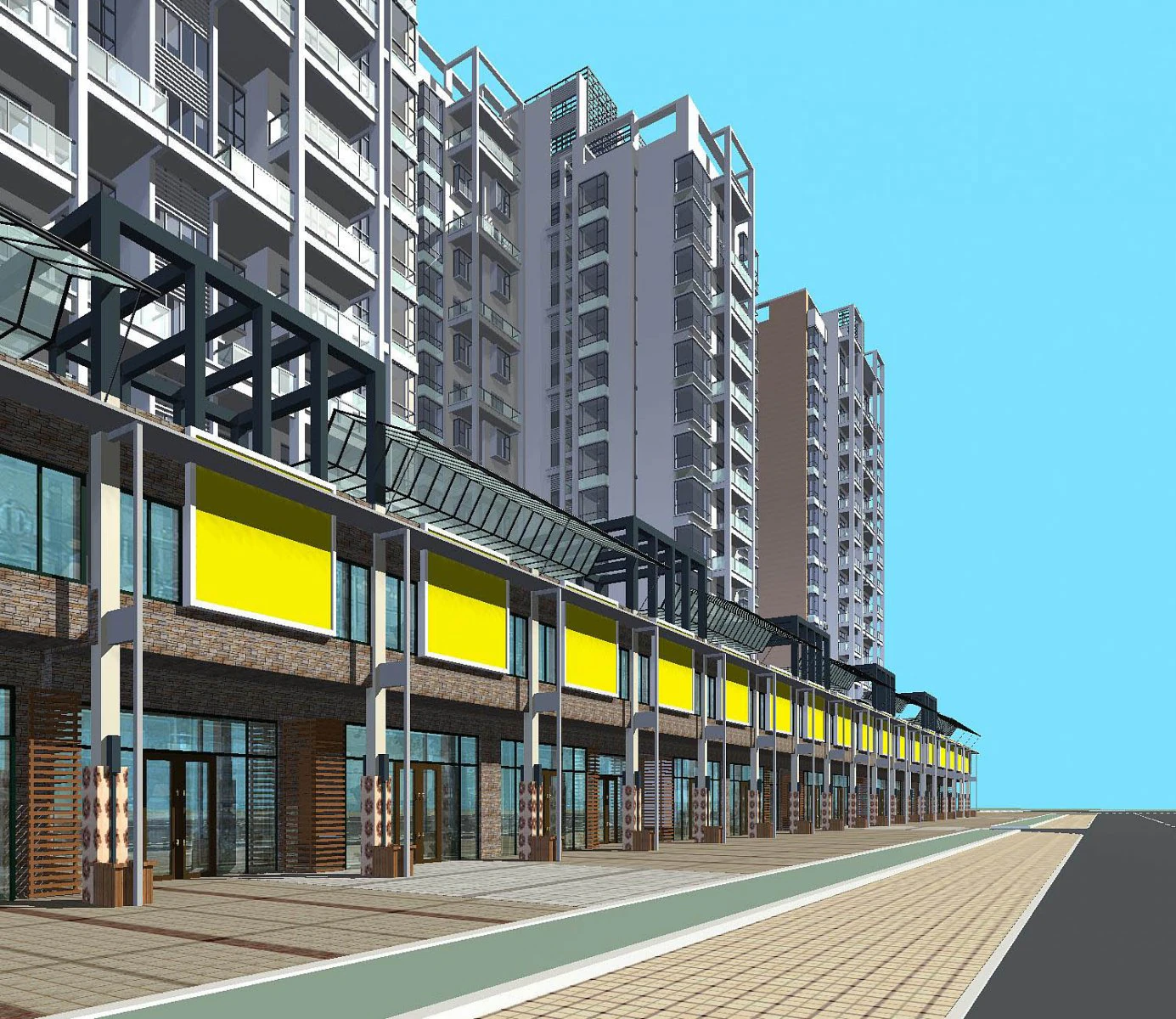 architecture 170 3D Model .c4d .max .obj .3ds .fbx .stl .blend 