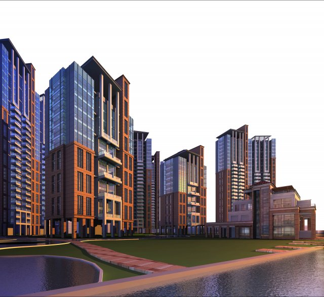 architecture 171 Model 3D .c4d .max .obj .3ds .fbx .stl .blend 