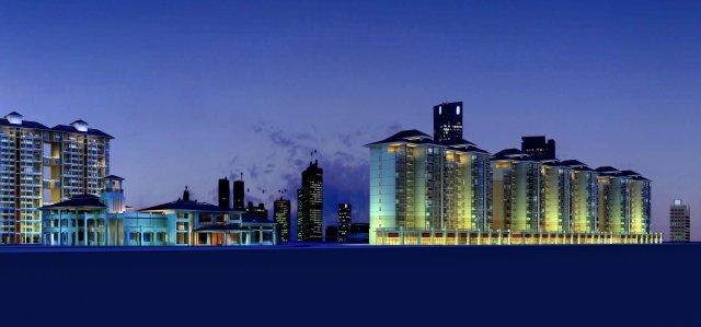 architecture 197 Model 3D .c4d .max .obj .3ds .fbx .stl .blend 