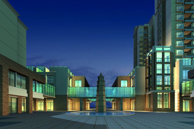 architecture 198 3D Модель .c4d .max .obj .3ds .fbx .stl .blend 