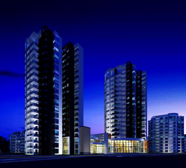 architecture 201 3D Model .c4d .max .obj .3ds .fbx .stl .blend 