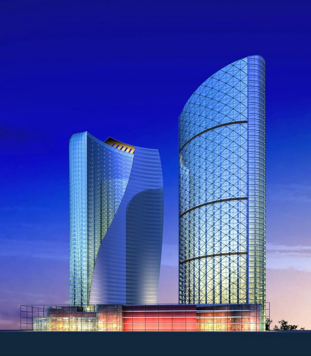 architecture 204 Modello 3D .c4d .max .obj .3ds .fbx .stl .blend 