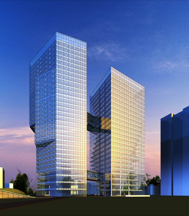 architecture 207 3D Model .c4d .max .obj .3ds .fbx .stl .blend 