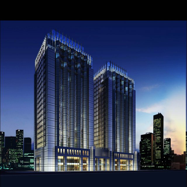 architecture 210 3D Модель .c4d .max .obj .3ds .fbx .stl .blend 