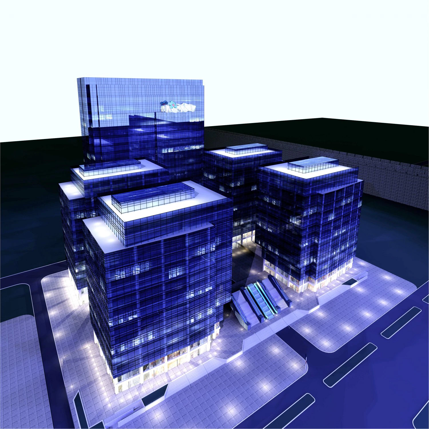 architecture 213 3D Model .c4d .max .obj .3ds .fbx .stl .blend 