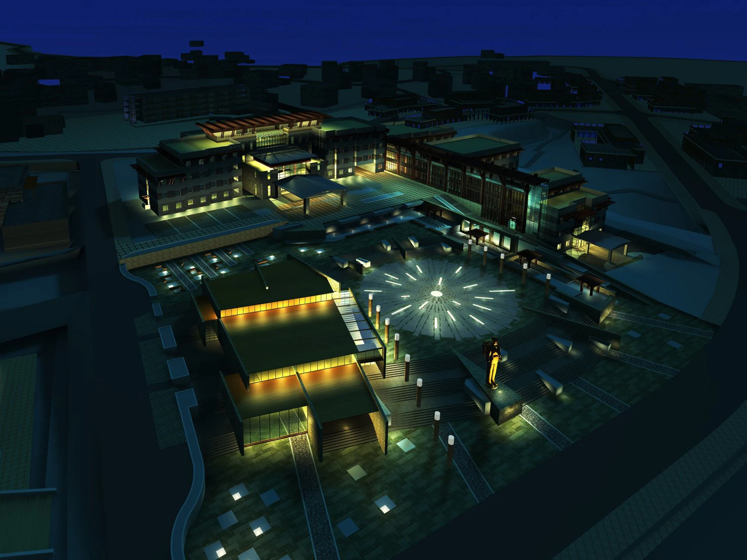 architecture 229 3D Model .c4d .max .obj .3ds .fbx .stl .blend 