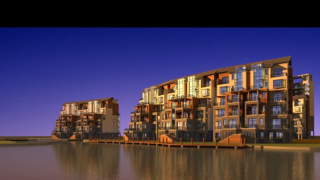 architecture 234 3D Model .c4d .max .obj .3ds .fbx .stl .blend 
