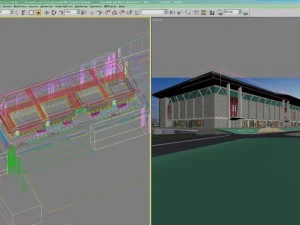 architecture 244 3D Model
