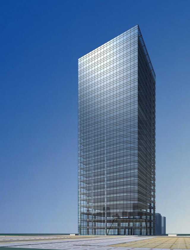 architecture 249 3D Модель .c4d .max .obj .3ds .fbx .stl .blend 