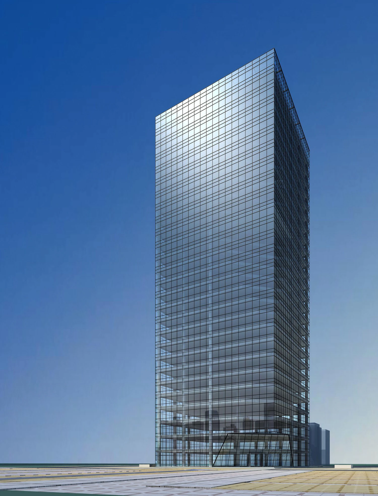 architecture 249 3D Model .c4d .max .obj .3ds .fbx .stl .blend 