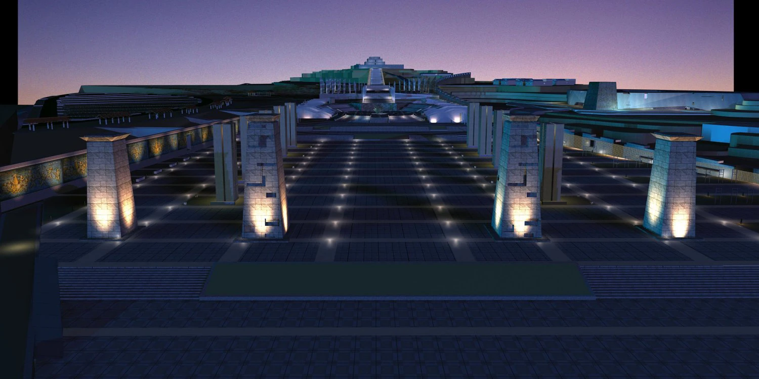 architecture 251 3D Model .c4d .max .obj .3ds .fbx .stl .blend 