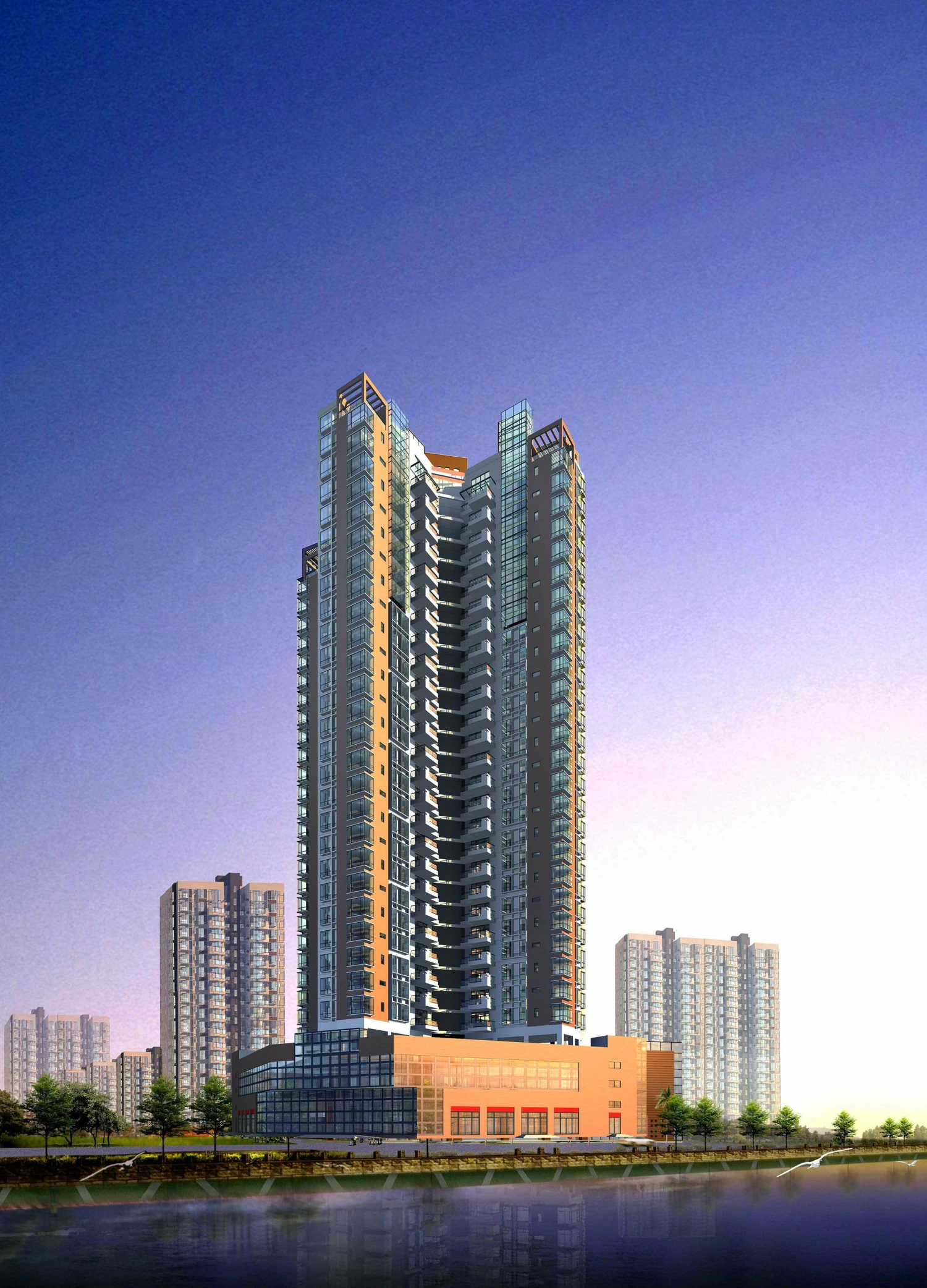 architecture 264 3D Model .c4d .max .obj .3ds .fbx .stl .blend 