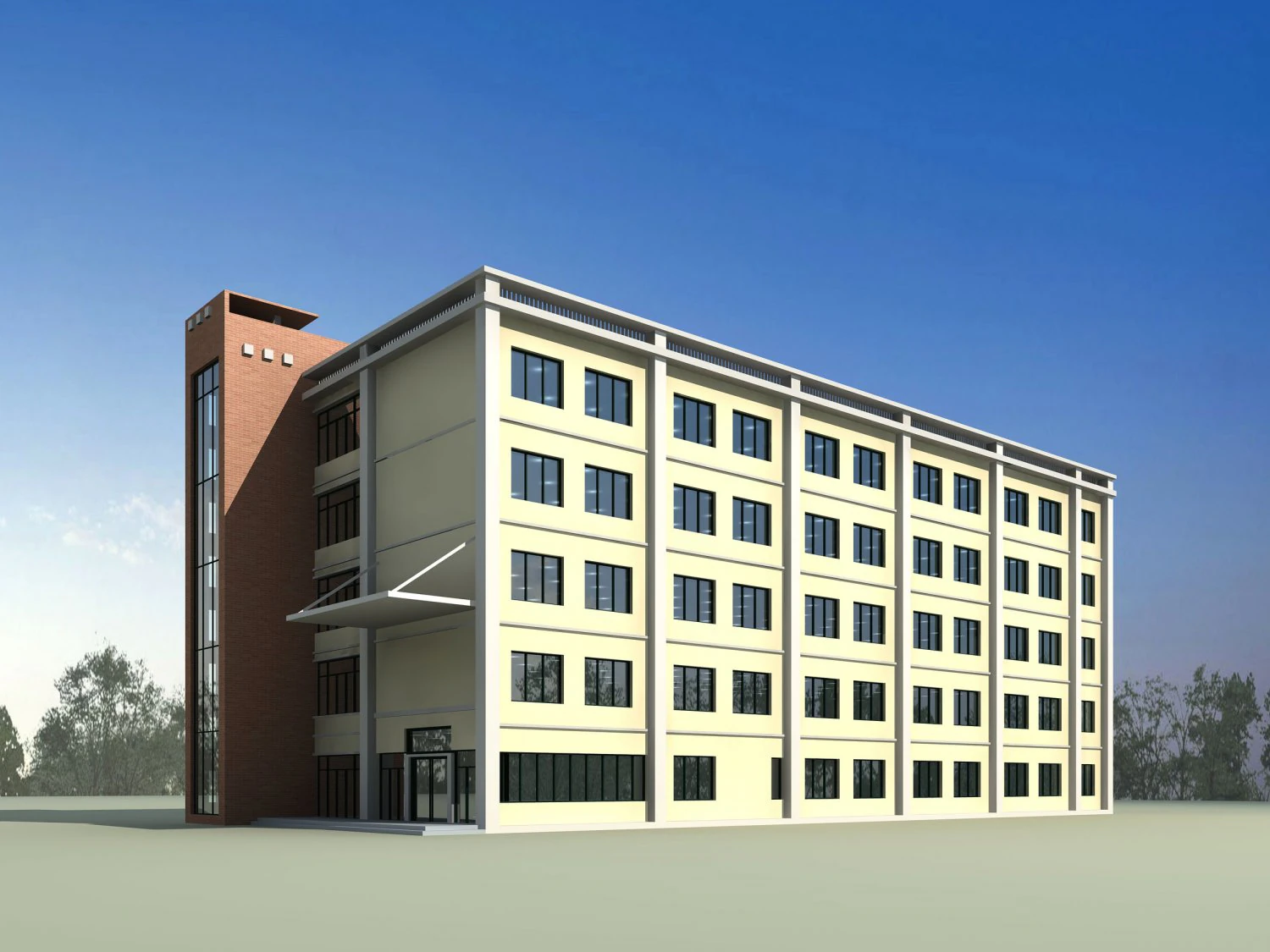 architecture 269 3D Model .c4d .max .obj .3ds .fbx .stl .blend 