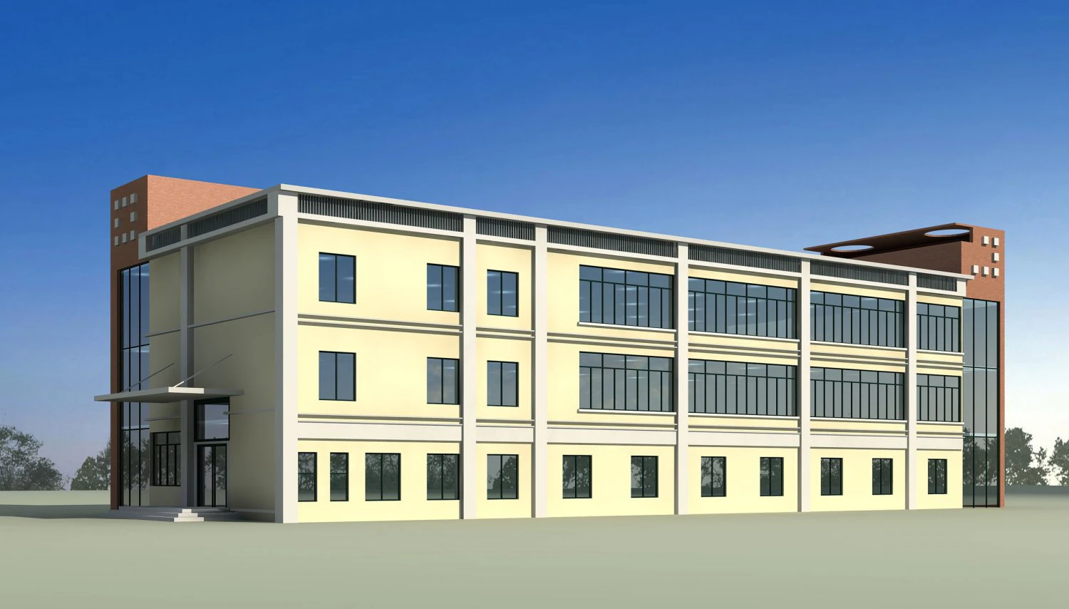 architecture 270 3D Model .c4d .max .obj .3ds .fbx .stl .blend 