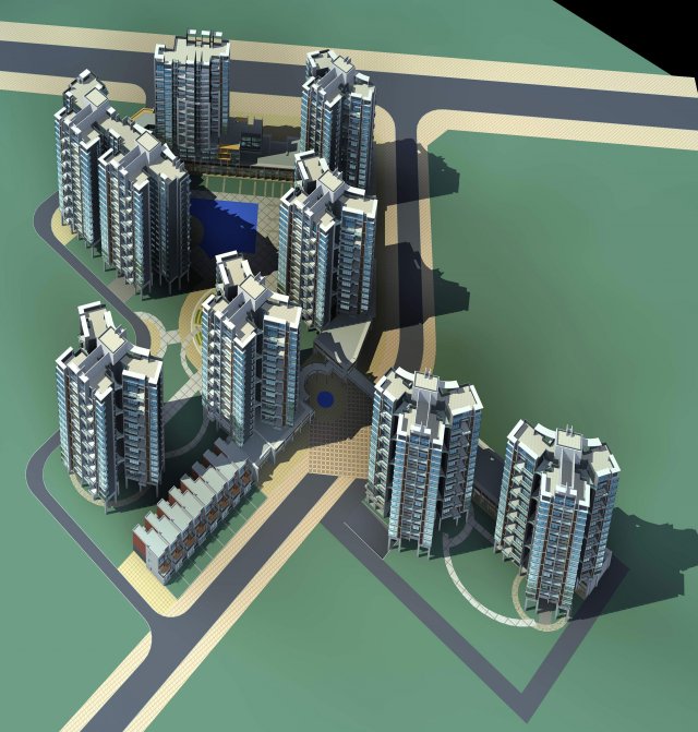 architecture 274 3D 模型 .c4d .max .obj .3ds .fbx .stl .blend