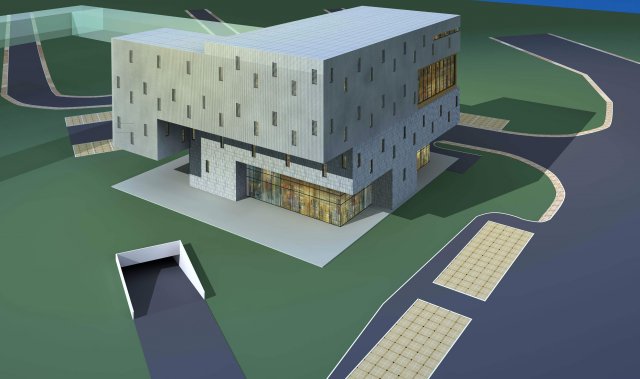 architecture 277 3D Model .c4d .max .obj .3ds .fbx .stl .blend 