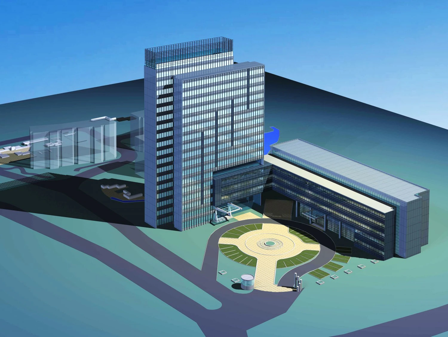 architecture 279 3D Model .c4d .max .obj .3ds .fbx .stl .blend 