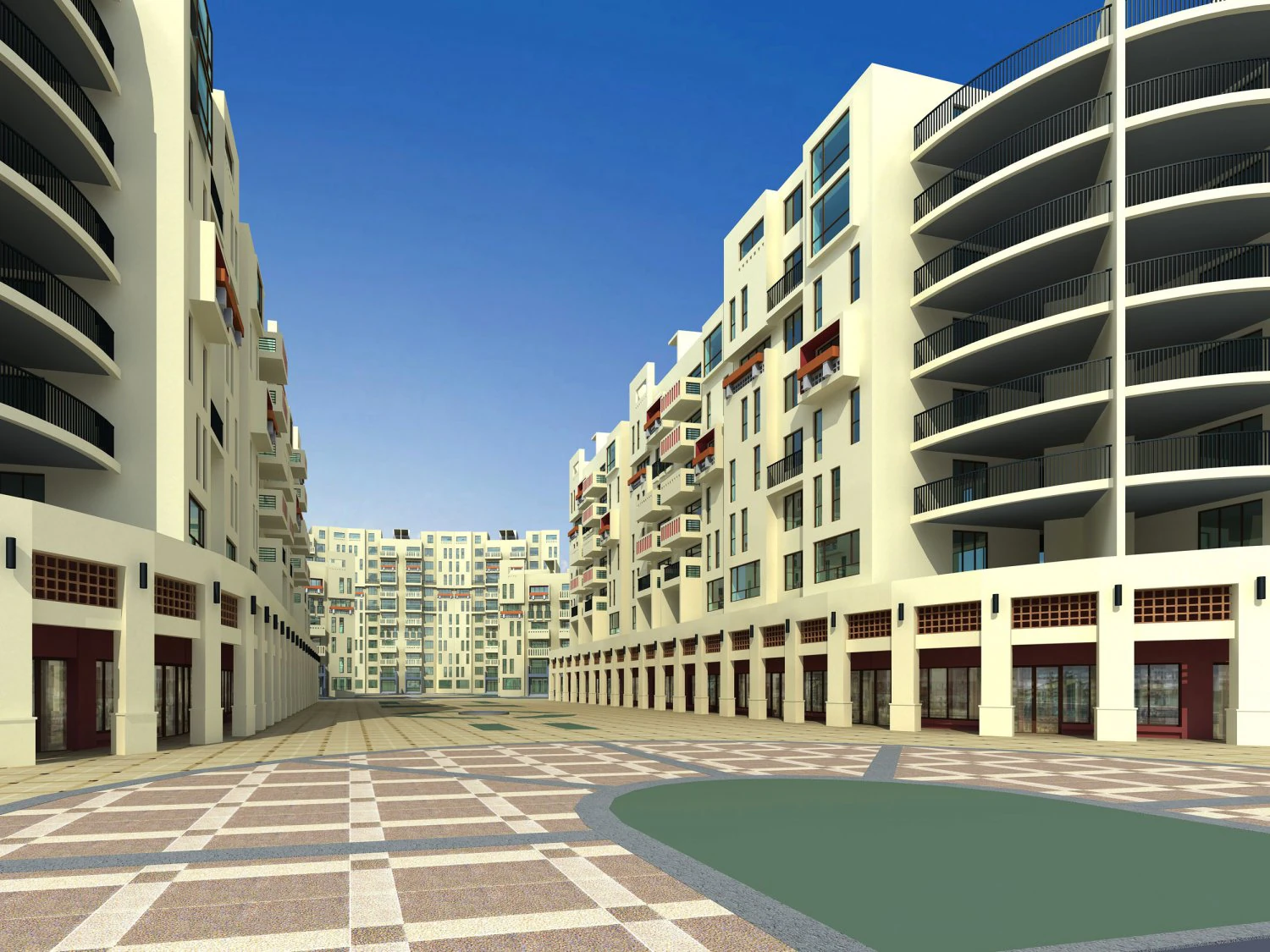 architecture 287 3D Model .c4d .max .obj .3ds .fbx .stl .blend 