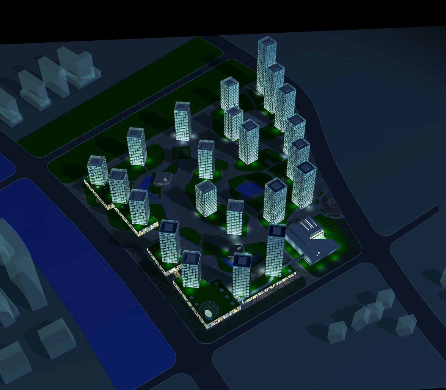 architecture 290 3D Model .c4d .max .obj .3ds .fbx .stl .blend