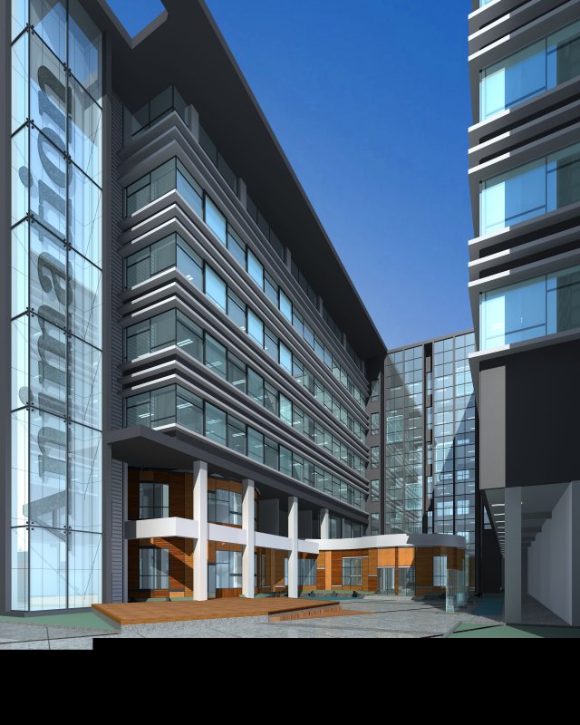 architecture 299 3D Model .c4d .max .obj .3ds .fbx .stl .blend