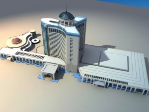 architecture 302 3D Model