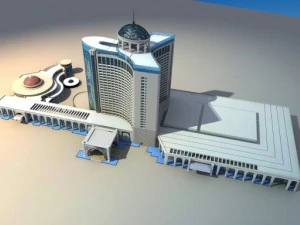 architecture 302 3D Model