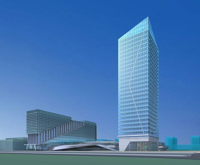 architecture 303 3D Model .c4d .max .obj .3ds .fbx .stl .blend 