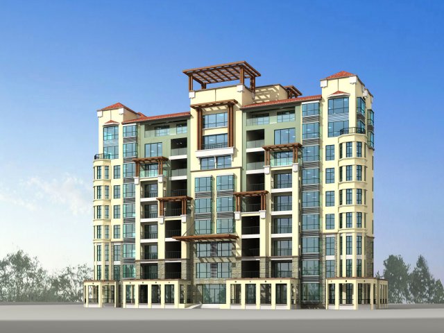 architecture 307 Modello 3D .c4d .max .obj .3ds .fbx .stl .blend 
