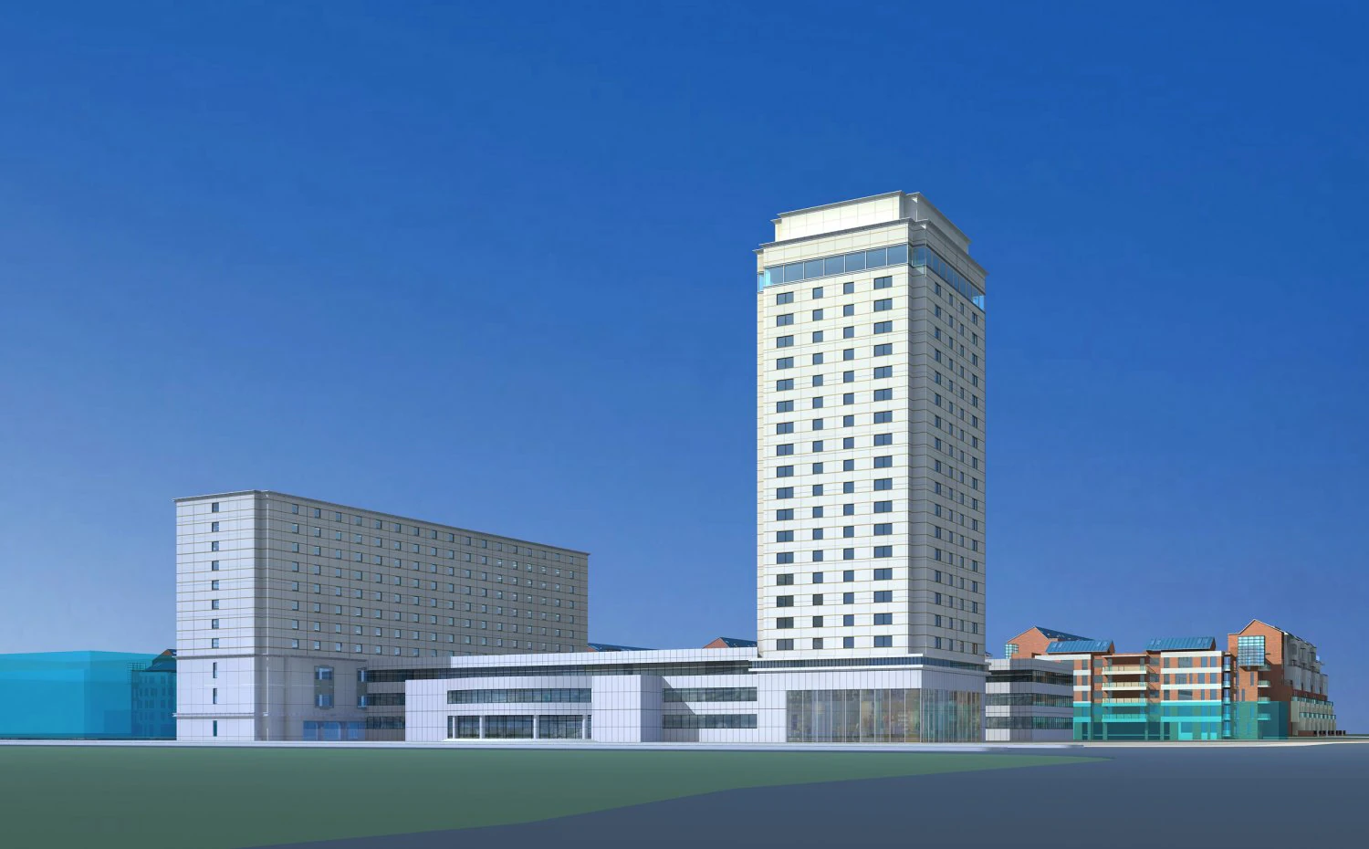 architecture 308 3D Model .c4d .max .obj .3ds .fbx .stl .blend 