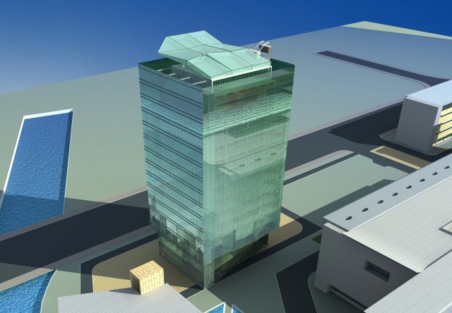 architecture 312 3D Модель .c4d .max .obj .3ds .fbx .stl .blend 