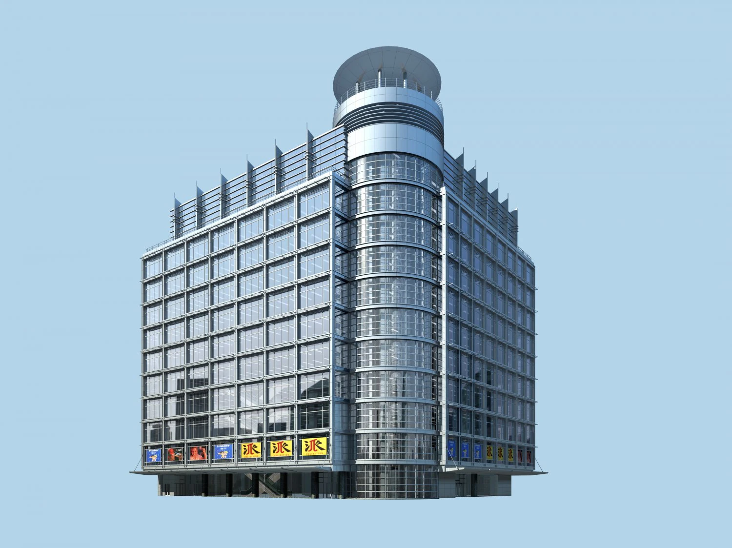 architecture 316 3D Model .c4d .max .obj .3ds .fbx .stl .blend 