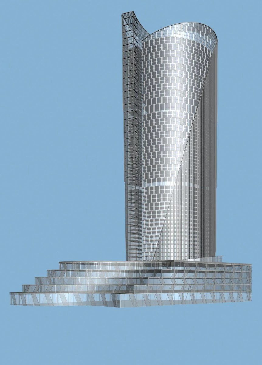 architecture 318 3D Model .c4d .max .obj .3ds .fbx .stl .blend 