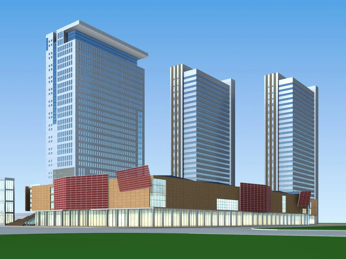 architecture 323 3D Model .c4d .max .obj .3ds .fbx .stl .blend 