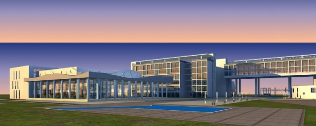 architecture 325 3D Model .c4d .max .obj .3ds .fbx .stl .blend 