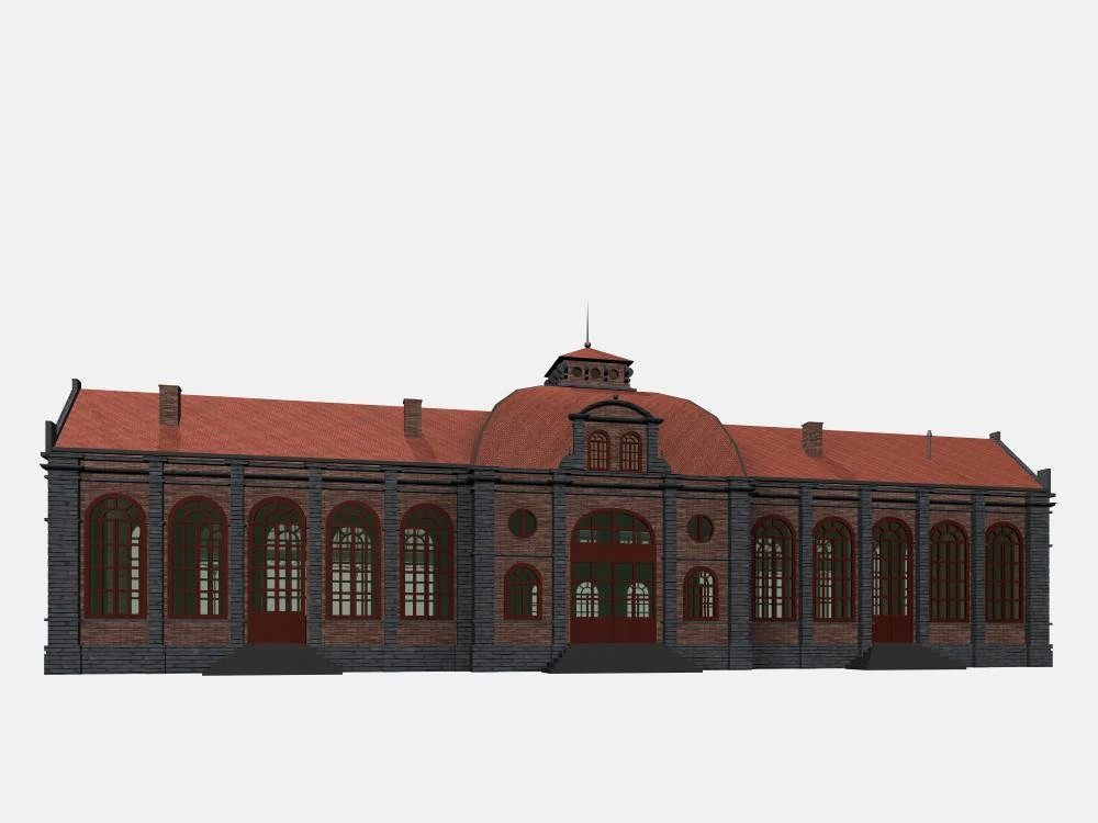 architecture 327 3D Model .c4d .max .obj .3ds .fbx .stl .blend 