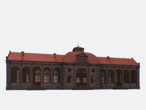 architecture 327 3D Model