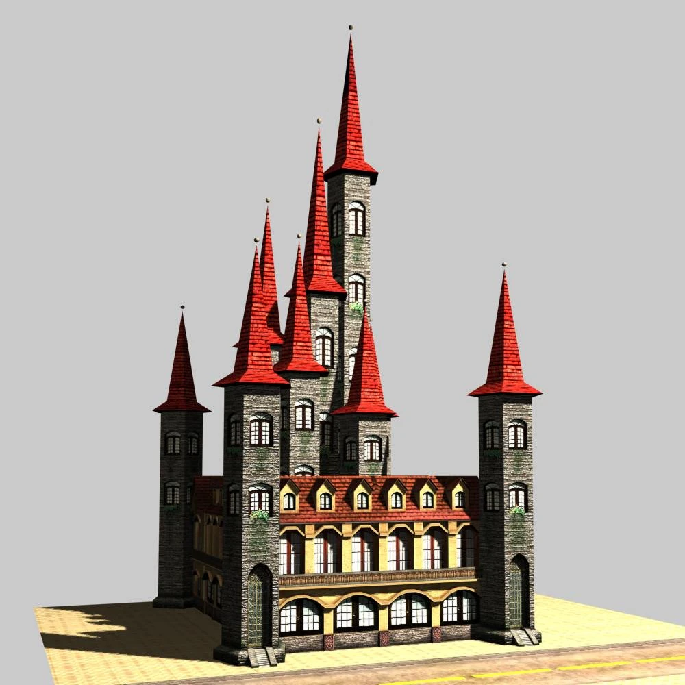 वास्तुकला 329 3D मॉडल .c4d .max .obj .3ds .fbx .stl .blend 