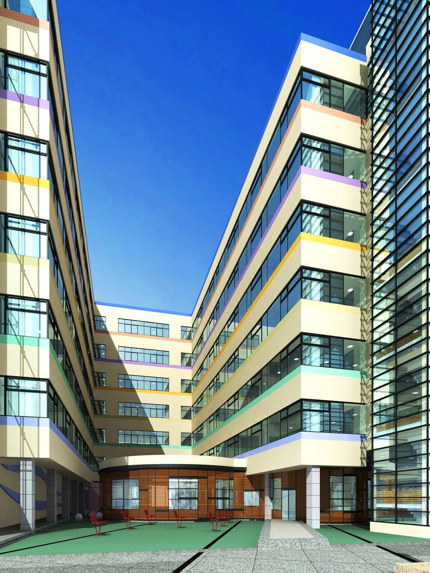 architecture 336 3D Model .c4d .max .obj .3ds .fbx .stl .blend 
