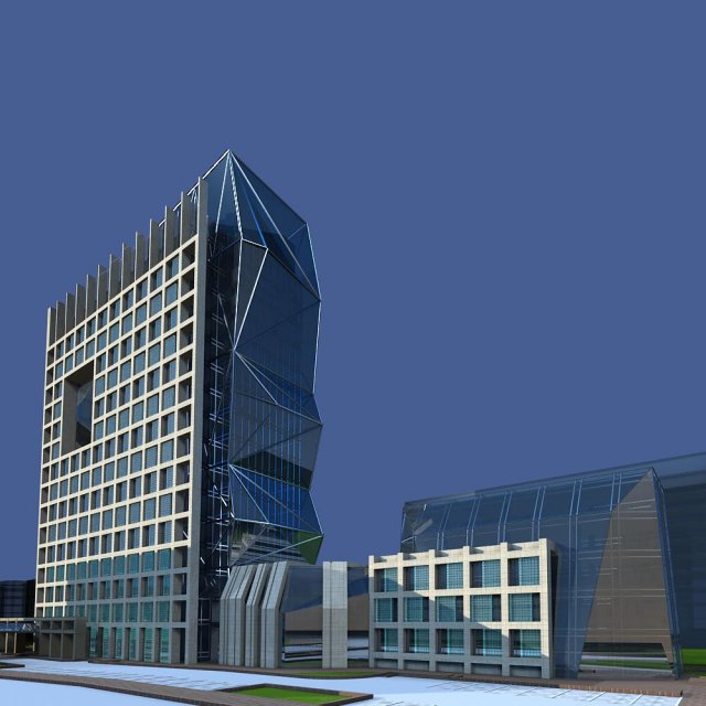 architecture 339 3D 模型 .c4d .max .obj .3ds .fbx .stl .blend 
