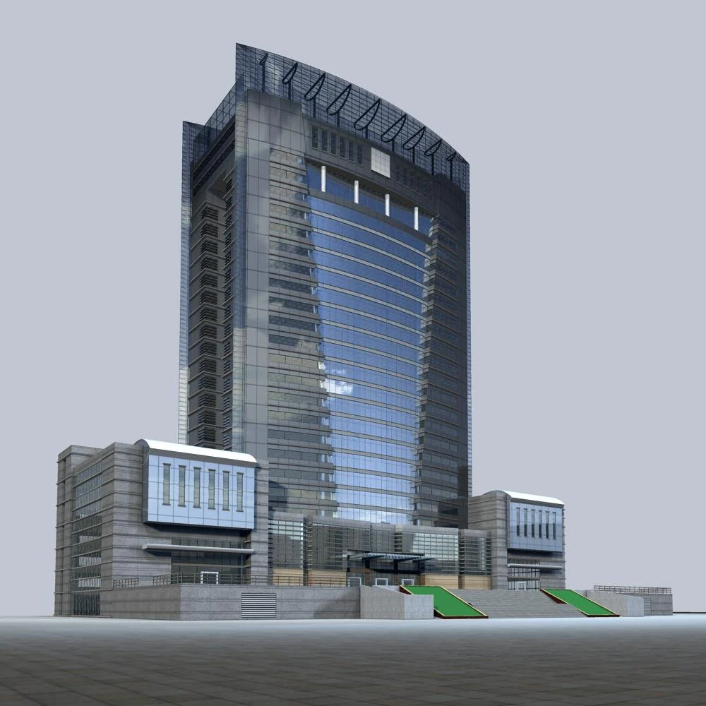 architecture 340 3D Model .c4d .max .obj .3ds .fbx .stl .blend 