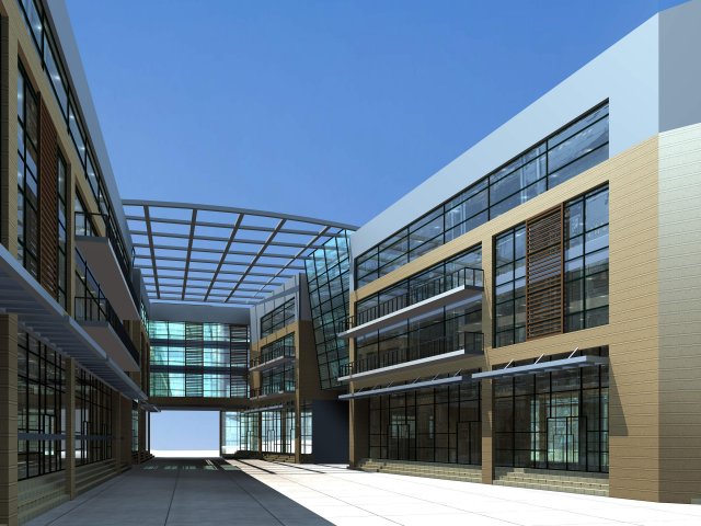 architecture 341 3D Model .c4d .max .obj .3ds .fbx .stl .blend 