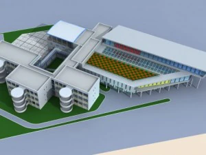 建築 342 3Dモデル