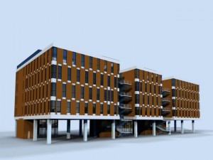 architecture 346 3D 模型
