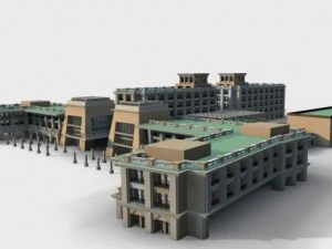 architecture 347 3D Model
