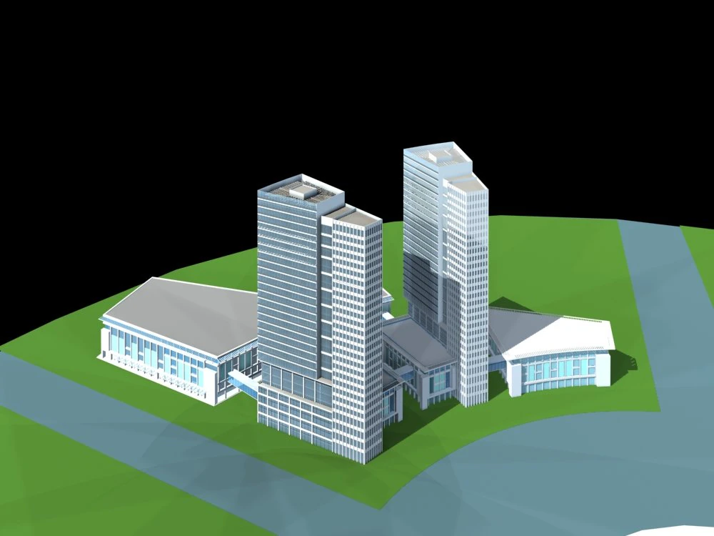 architecture 361 3D Model .c4d .max .obj .3ds .fbx .stl .blend 