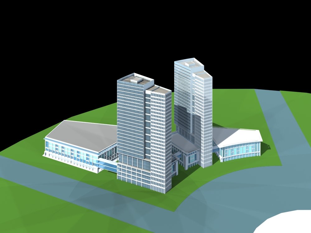 3d моделирование вуз. 3д модели архитектура. City Kaliningrad 3d model.