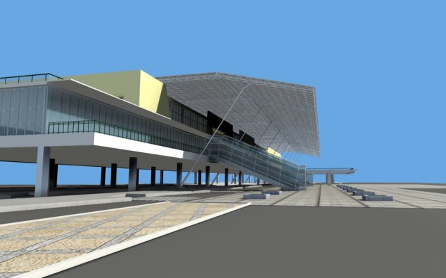 architecture 366 3D Model .c4d .max .obj .3ds .fbx .stl .blend 
