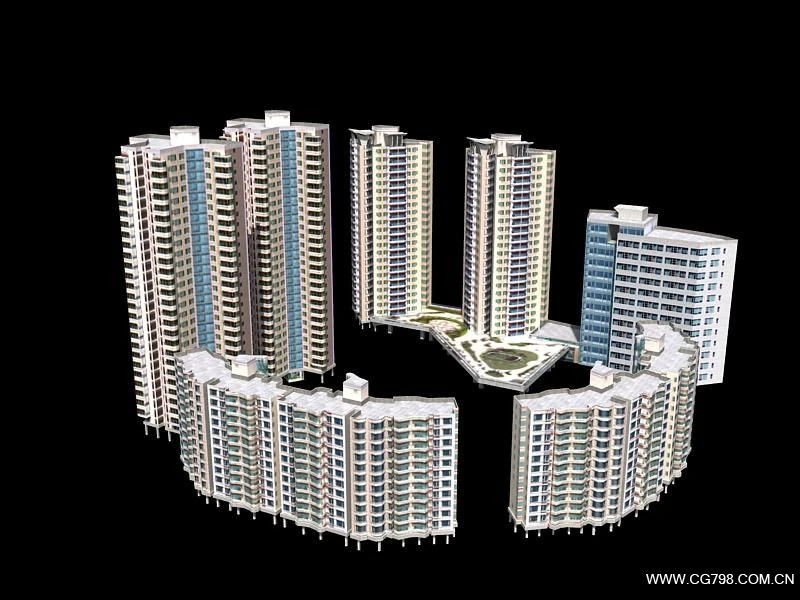 architecture 370 3D Model .c4d .max .obj .3ds .fbx .stl .blend 