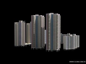 architecture 370 3D 模型